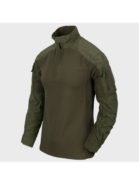 HELIKON-TEX BLUZA TAKTYCZNA COMBAT SHIRT MCDU NYCO RIP-STOP OLIWKOWA XXL