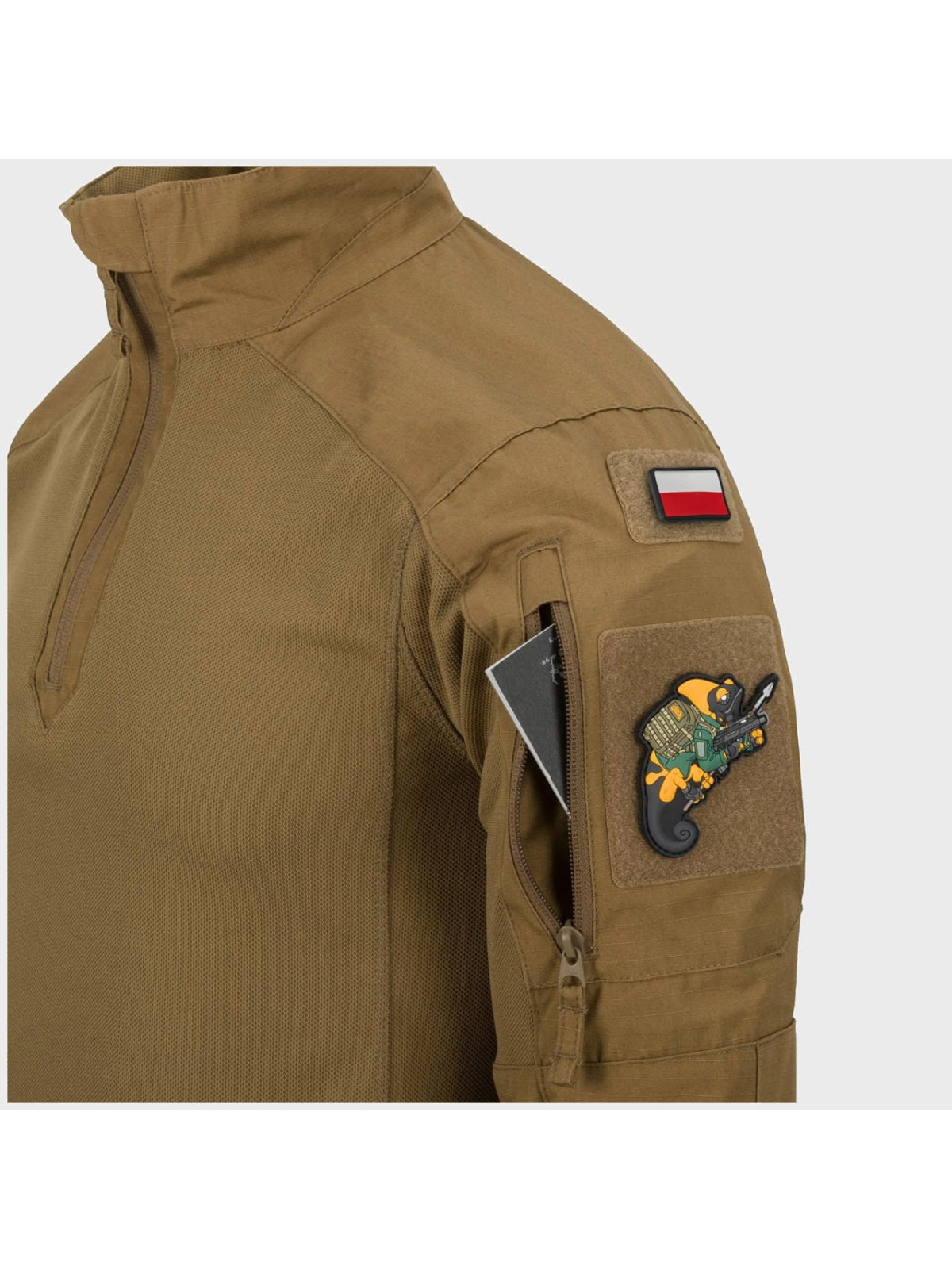 HELIKON-TEX BLUZA TAKTYCZNA COMBAT SHIRT MCDU NYCO RIP-STOP MULTICAM XXL