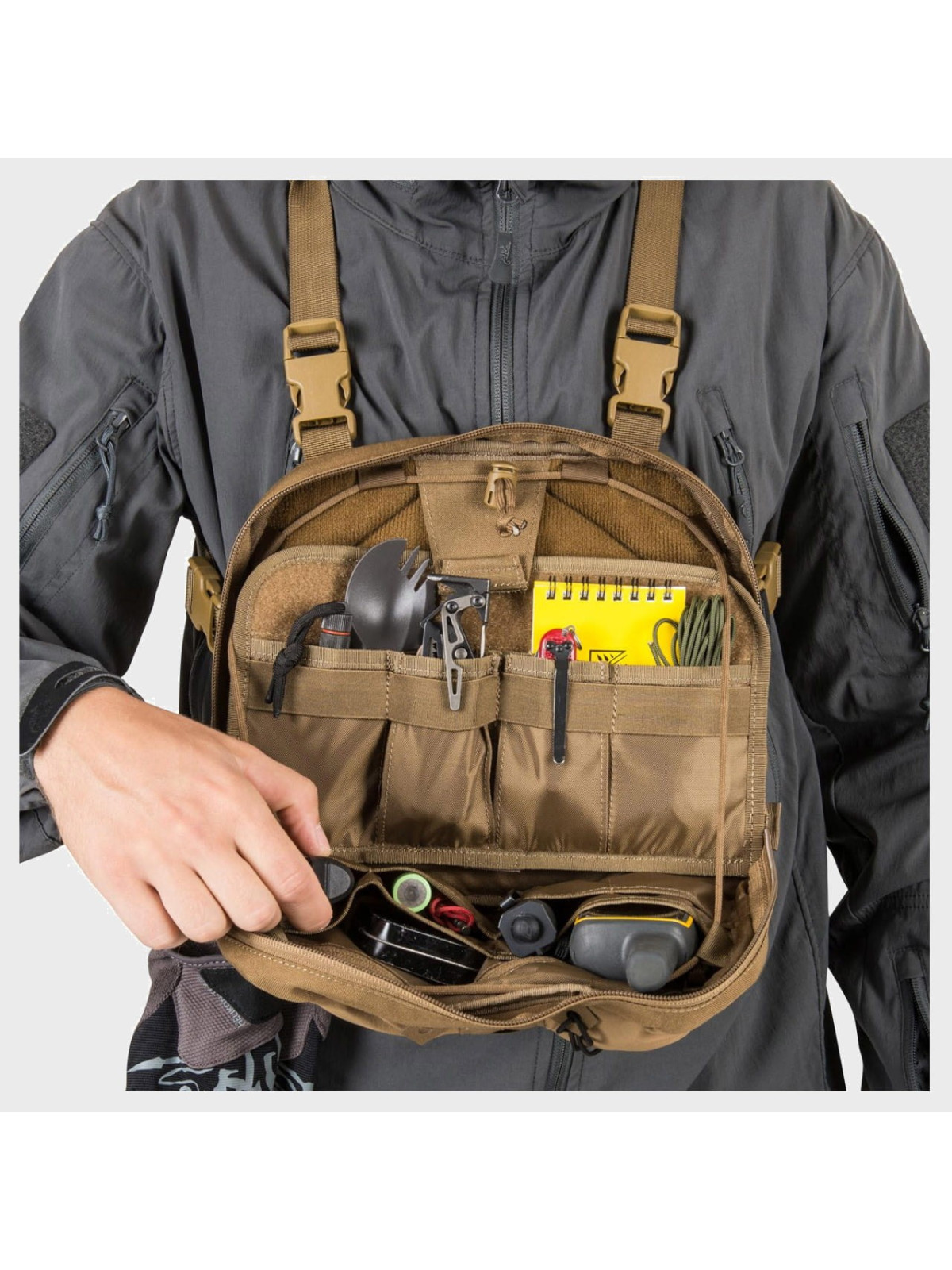 HELIKON-TEX KAMIZELKA / TORBA CHEST PACK NUMBAT COYOTE