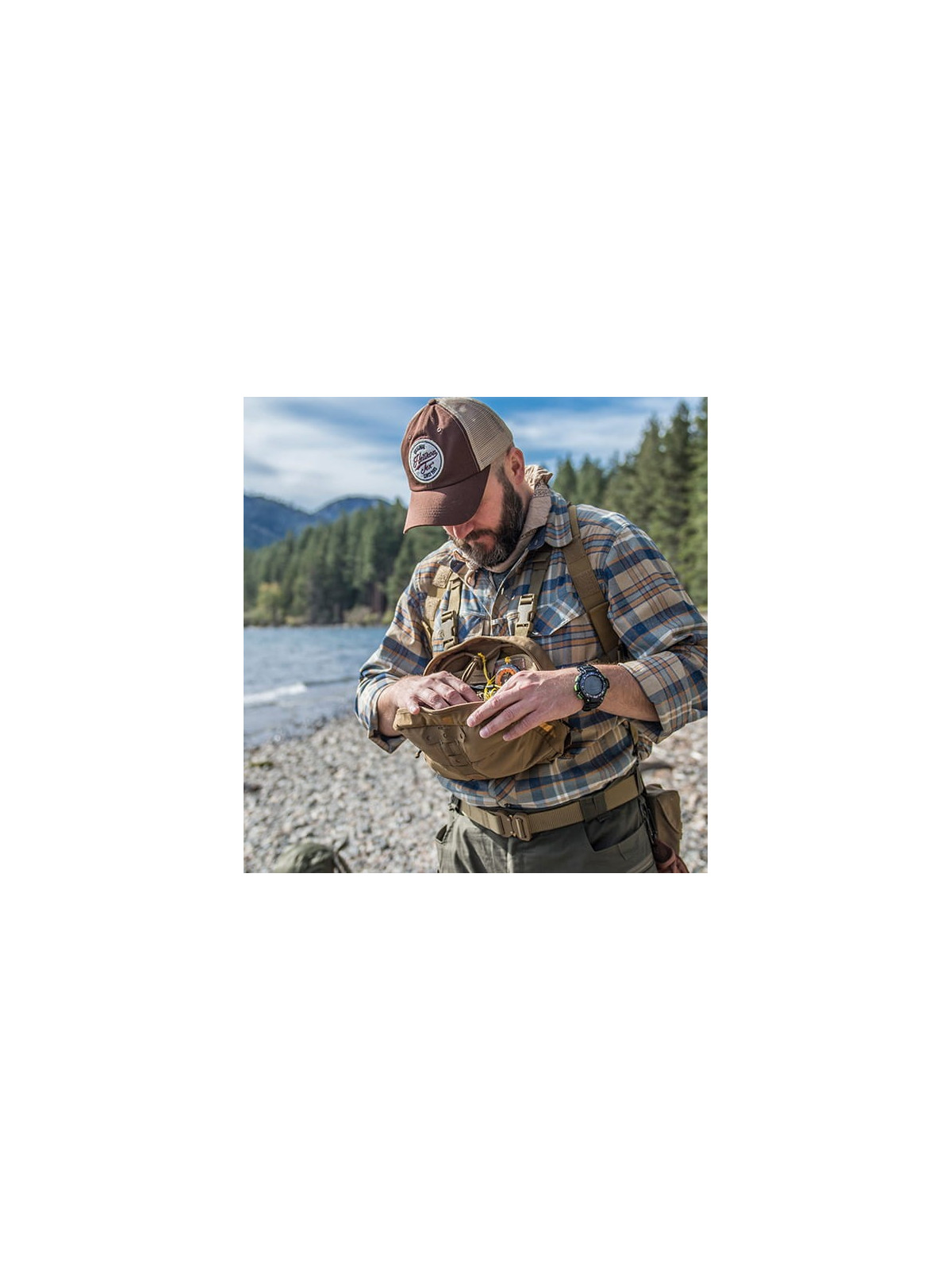 HELIKON-TEX KAMIZELKA / TORBA CHEST PACK NUMBAT COYOTE