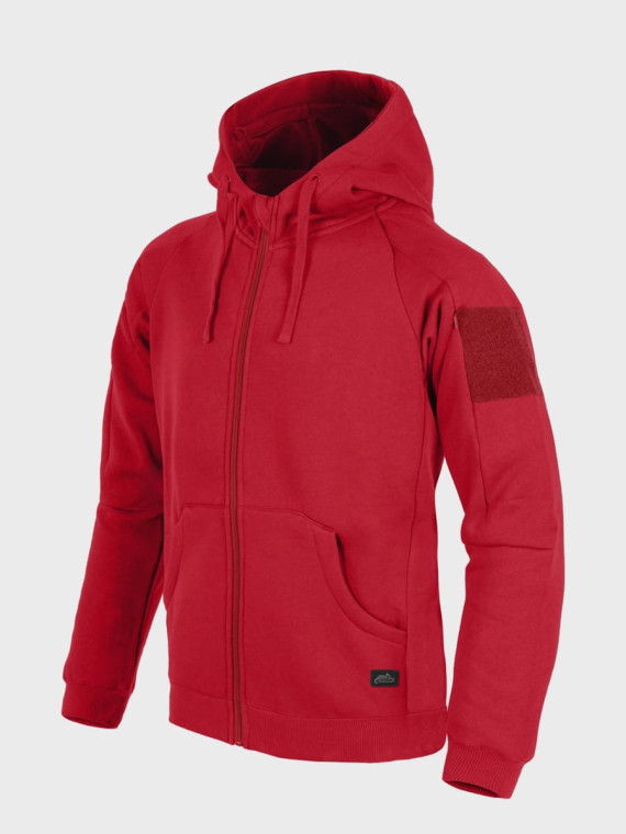 HELIKON-TEX BLUZA URBAN TACTICAL HOODIE LITE CZERWONA M