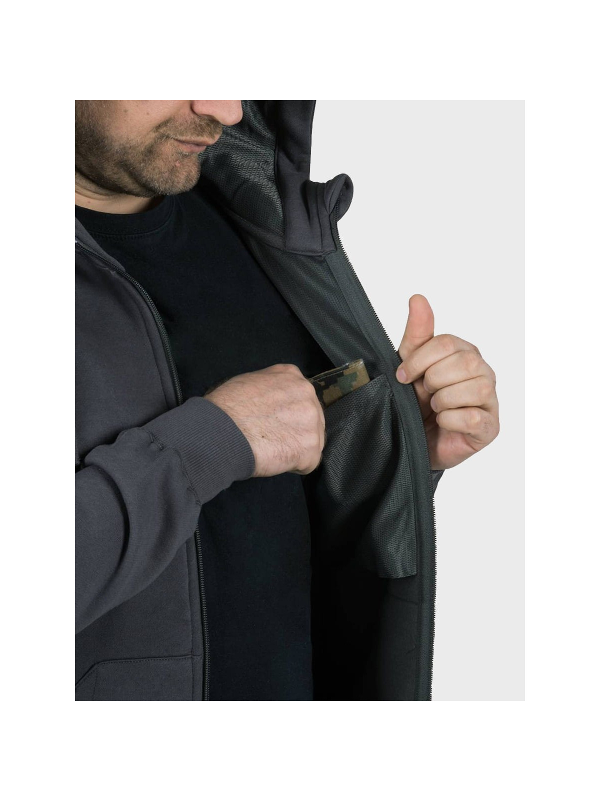 HELIKON-TEX BLUZA URBAN TACTICAL HOODIE LITE CZERWONA M