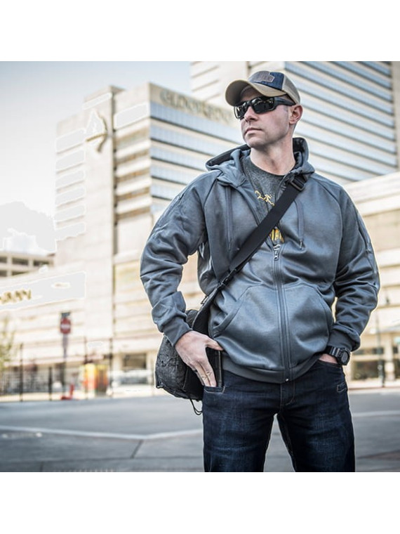 HELIKON-TEX BLUZA URBAN TACTICAL HOODIE CZARNA XXL