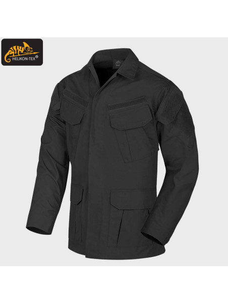 HELIKON-TEX BLUZA WOJSKOWA SFU NEXT POLYCO RIP-STOP CZARNA XXL