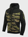 HELIKON-TEX BLUZA ROZPINANA Z KAPTUREM ROUGE HOODIE FULLZIP CZARNY-TIGER STRIPE XL