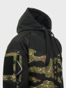 HELIKON-TEX BLUZA ROZPINANA Z KAPTUREM ROUGE HOODIE FULLZIP CZARNY-TIGER STRIPE XL