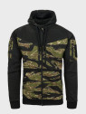 HELIKON-TEX BLUZA ROZPINANA Z KAPTUREM ROUGE HOODIE FULLZIP CZARNY-MULTICAM BLACK XL