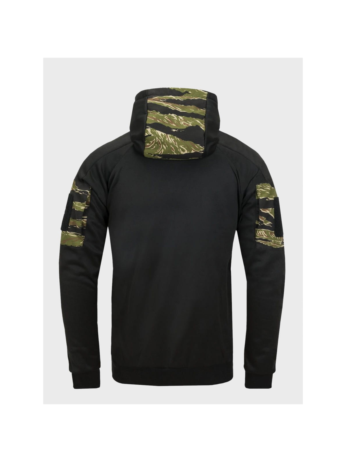 HELIKON-TEX BLUZA ROZPINANA Z KAPTUREM ROUGE HOODIE FULLZIP CZARNY-MULTICAM BLACK XL