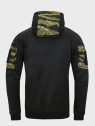 HELIKON-TEX BLUZA ROZPINANA Z KAPTUREM ROUGE HOODIE FULLZIP CZARNY-MULTICAM BLACK XL