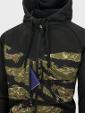 HELIKON-TEX BLUZA ROZPINANA Z KAPTUREM ROUGE HOODIE FULLZIP CZARNY-MULTICAM BLACK XL