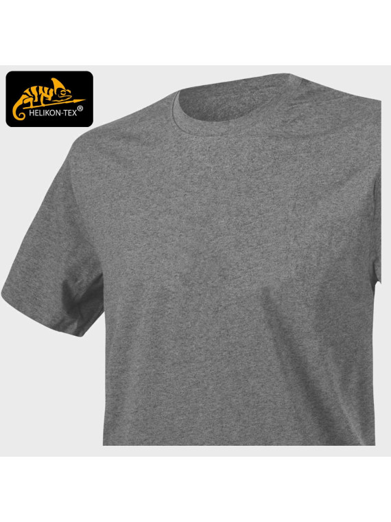 HELIKON-TEX KOSZULKA T-SHIRT MĘSKA KLASYCZNA SZARY MELANŻ S