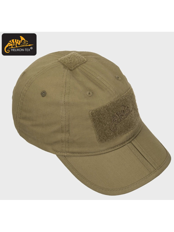 HELIKON-TEX CZAPKA BEJSBOLÓWKA SKŁADANA POLYCO Rip-Stop COYOTE