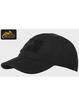 HELIKON-TEX CZAPKA BEJSBOLÓWKA SKŁADANA POLYCO Rip-Stop CZARNA