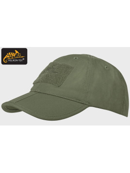 HELIKON-TEX CZAPKA BEJSBOLÓWKA SKŁADANA POLYCO RIP-STOP OLIVE GREEN