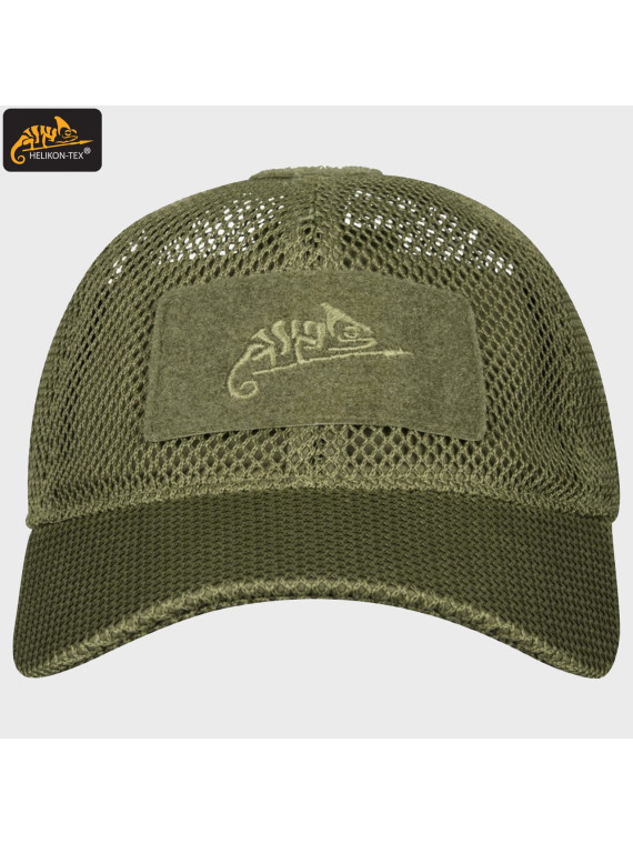 HELIKON-TEX CZAPKA Z DASZKIEM BEJSBOLÓWKA MESH OLIVE GREEN