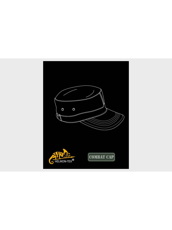 HELIKON-TEX CZAPKA PATROLÓWKA COMBAT POLYCO RIP-STOP CZARNA
