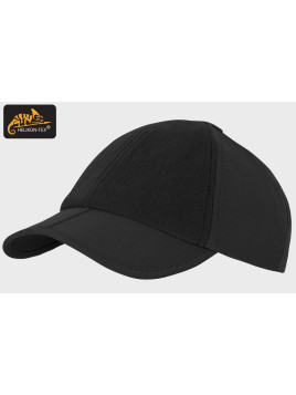 HELIKON-TEX CZAPKA BEJSBOLÓWKA SKŁADANY DASZEK CZARNA