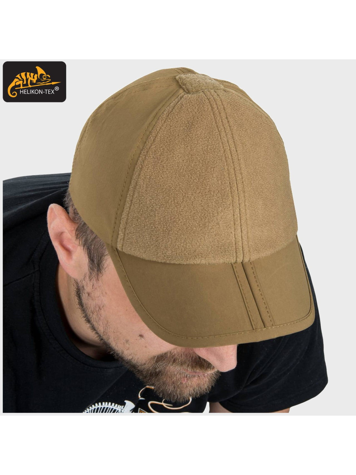 HELIKON-TEX CZAPKA BEJSBOLÓWKA SKŁADANY DASZEK SHADOW GREY