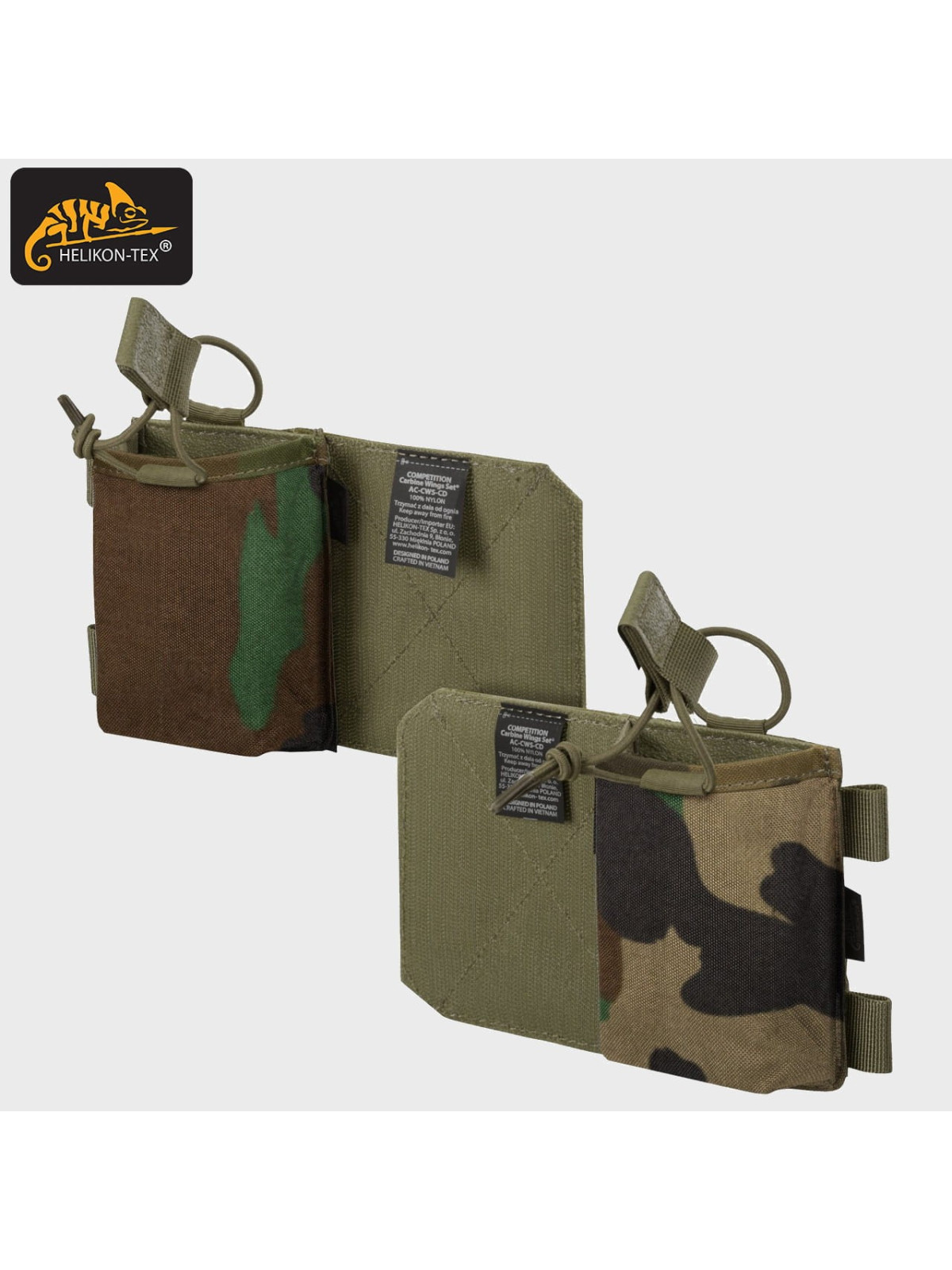 HELIKON-TEX ŁADOWNICA AR/AK ZESTAW 2SZT.COMPETITION WINGS US WOODLAND
