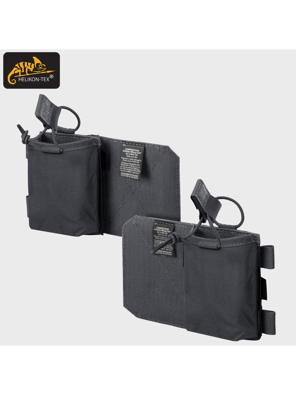 HELIKON-TEX ŁADOWNICA AR/AK ZESTAW 2SZT.COMPETITION WINGS SHADOW GREY