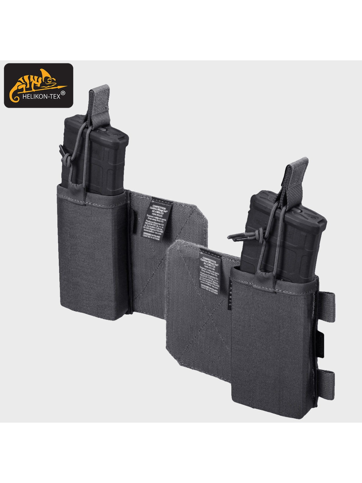 HELIKON-TEX ŁADOWNICA AR/AK ZESTAW 2SZT.COMPETITION WINGS SHADOW GREY