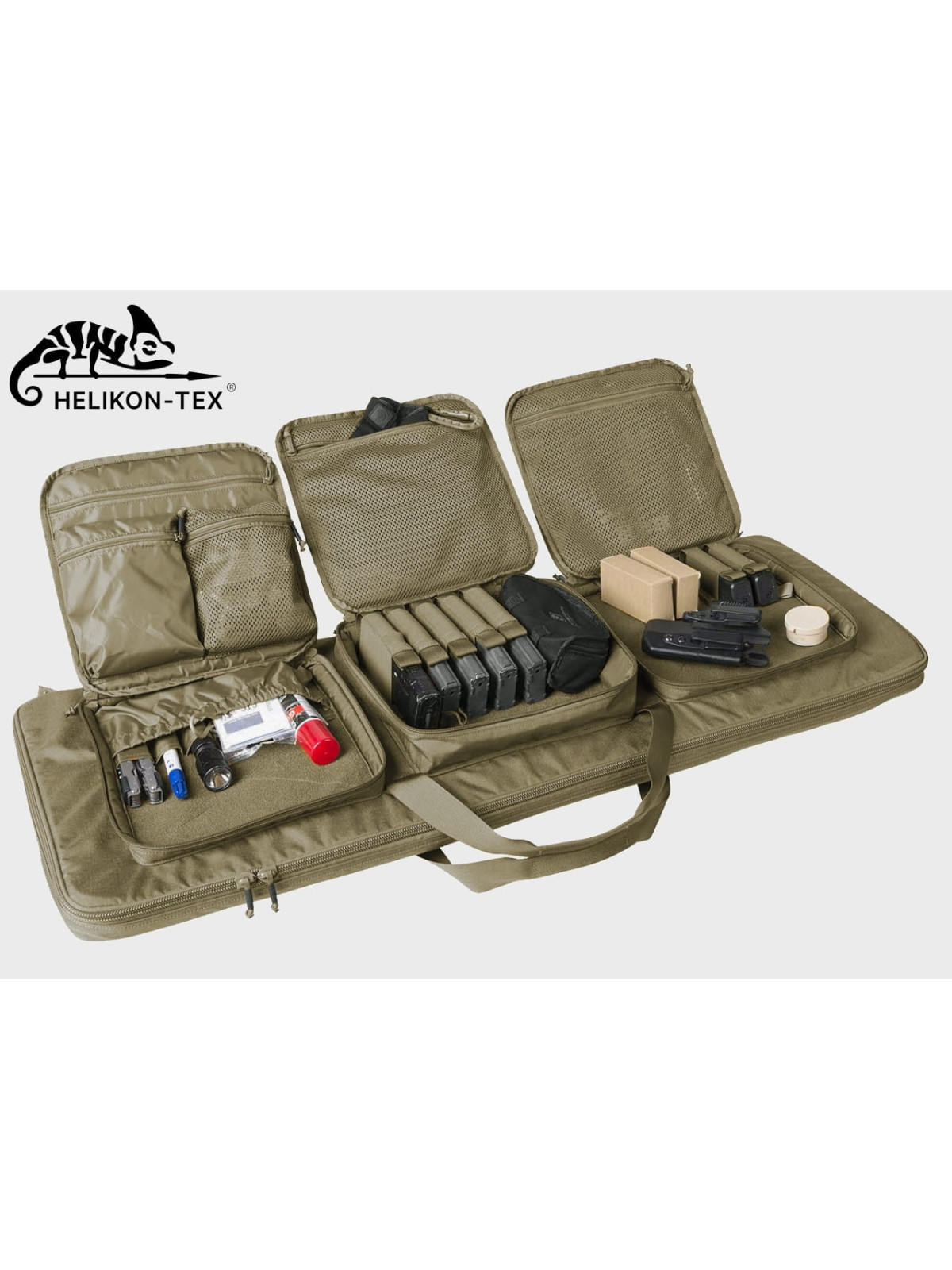HELIKON-TEX POKROWIEC NA BROŃ DOUBLE UPPER RIFFLE BAG 18 CZARNY