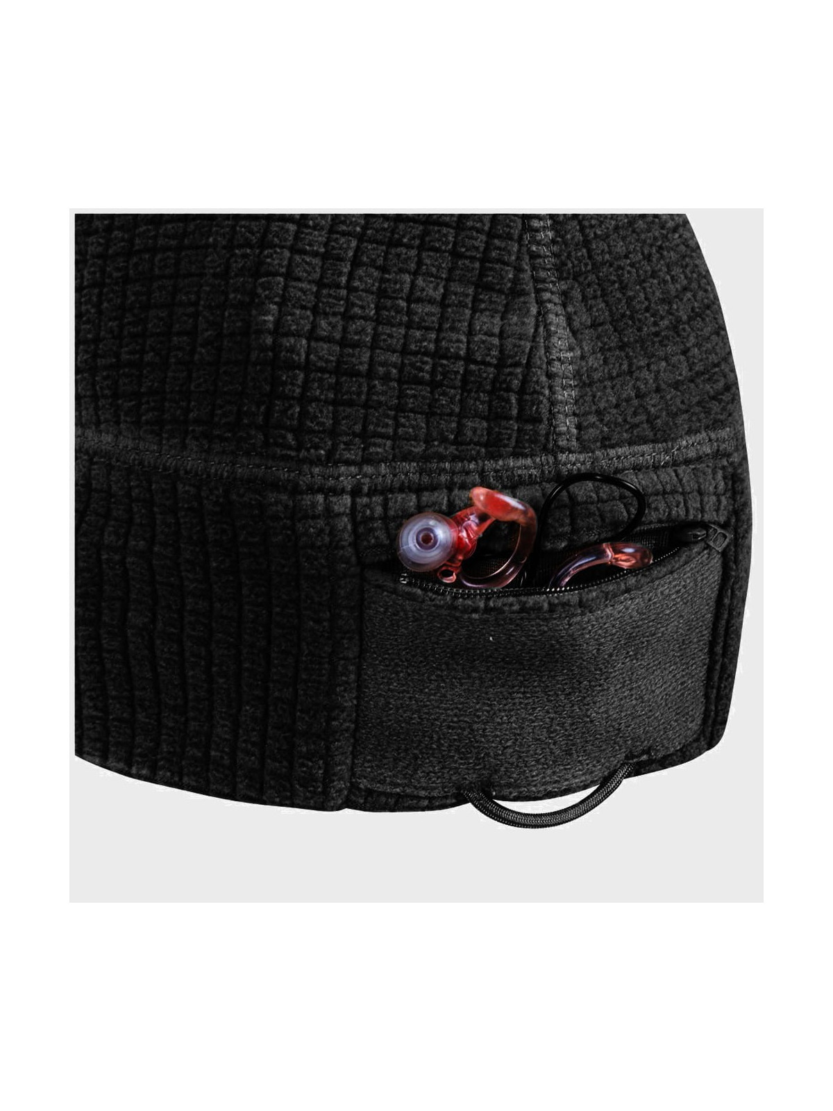 HELIKON-TEX CZAPKA POLAROWA RANGE BEANIE GRID FLEECE CZARNA S/M