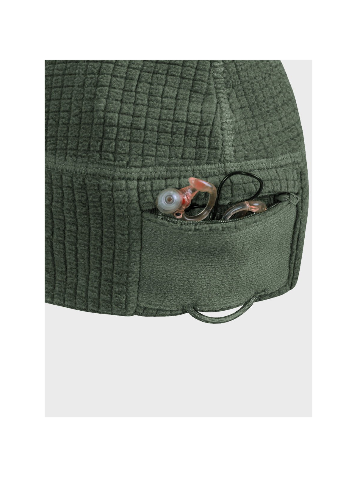 HELIKON-TEX CZAPKA POLAROWA RANGE BEANIE GRID FLEECE oliwkowa S/M