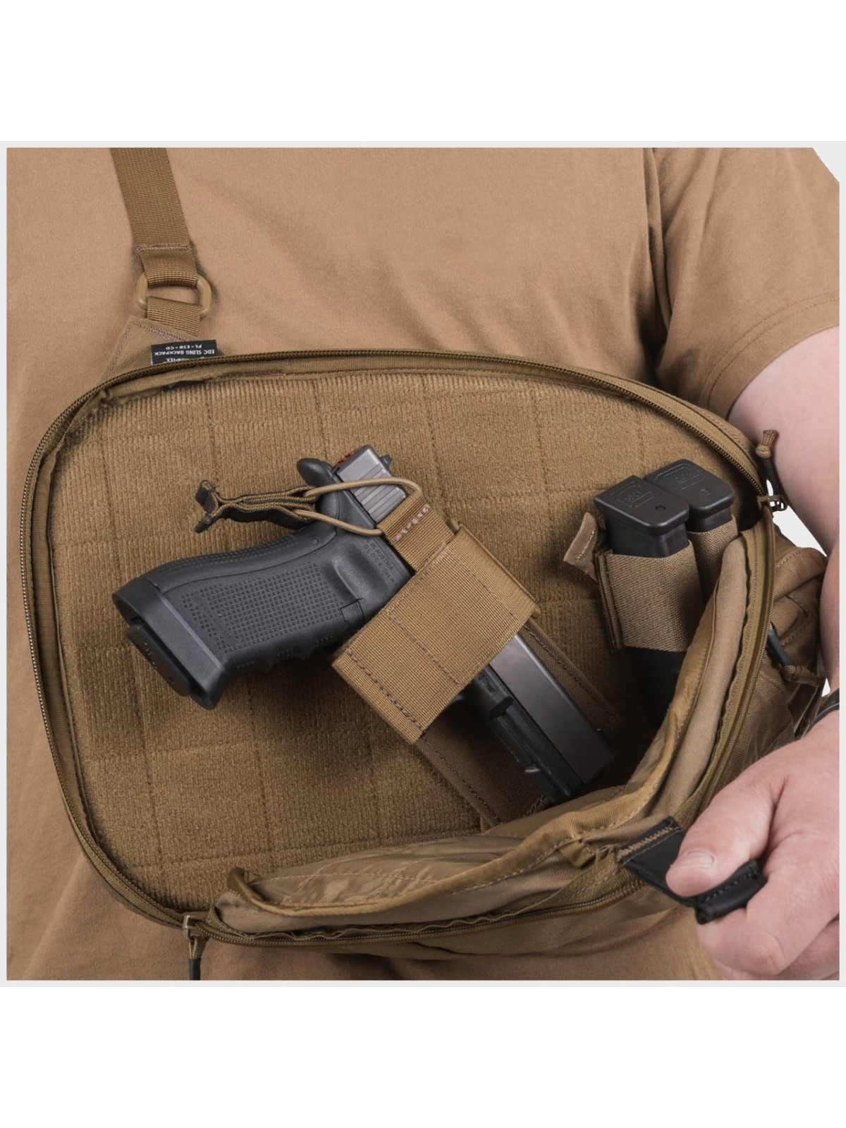 HELIKON-TEX PLECAK TAKTYCZNY NA JEDNO RAMIĘ EDC SLING CZARNY