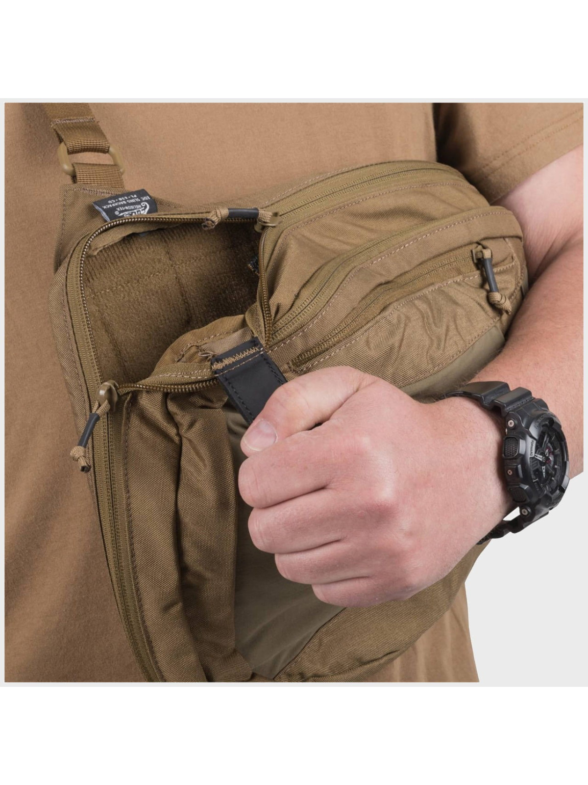 HELIKON-TEX PLECAK TAKTYCZNY NA JEDNO RAMIĘ EDC SLING COYOTE