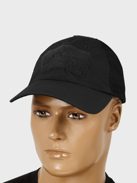 HELIKON-TEX CZAPKA Z DASZKIEM BEJSBOLÓWKA VENT POLYCO RIP-STOP CZARNA