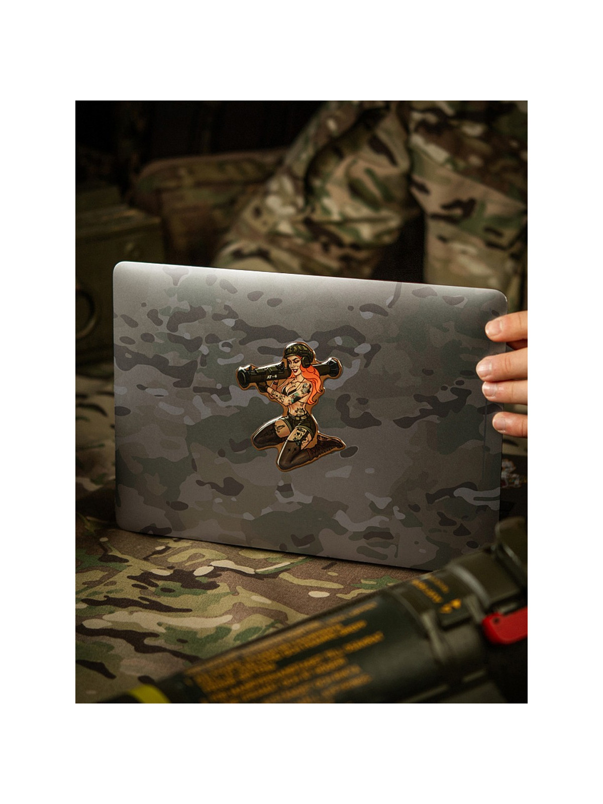 M-TAC Naklejka Tactical Girl Nr10 AT4 Tattoo