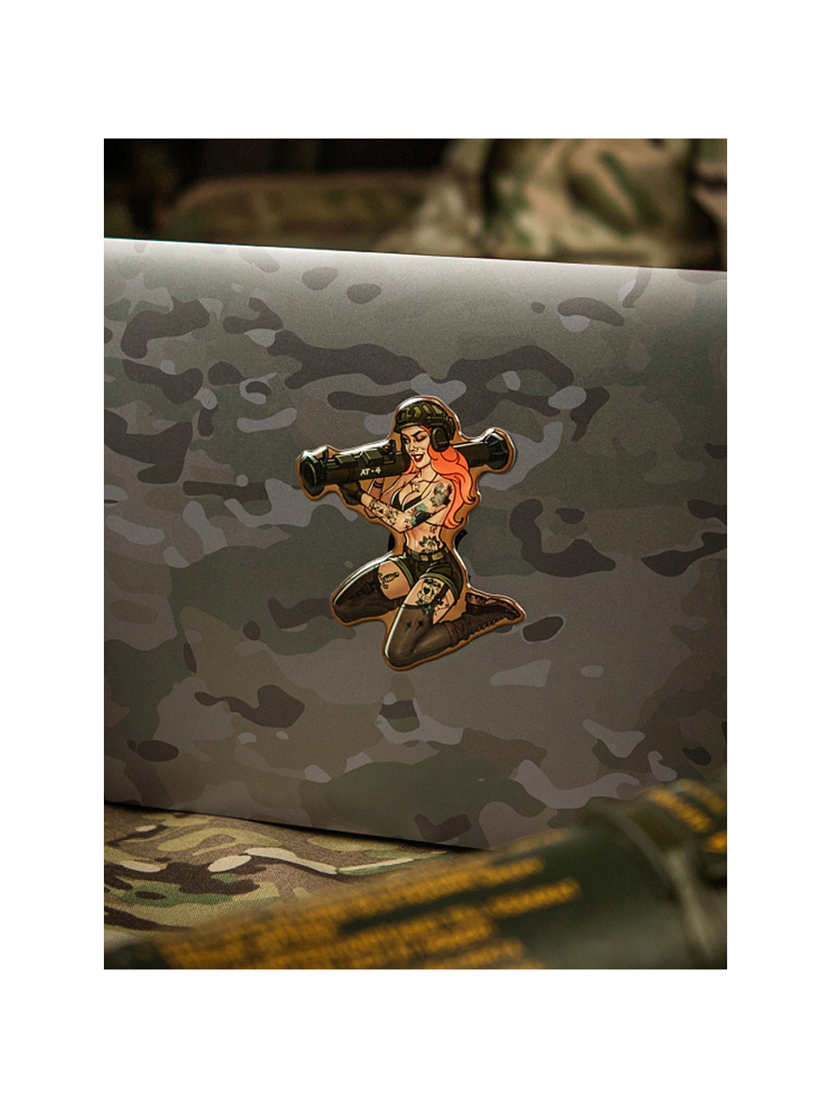 M-TAC Naklejka Tactical Girl Nr10 AT4 Tattoo