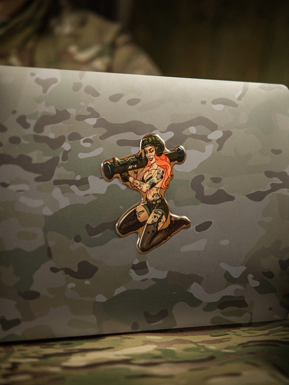 M-TAC Naklejka Tactical Girl Nr10 AT4 Tattoo