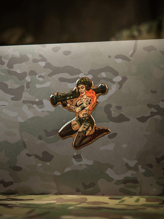 M-TAC Naklejka Tactical Girl Nr10 AT4 Tattoo