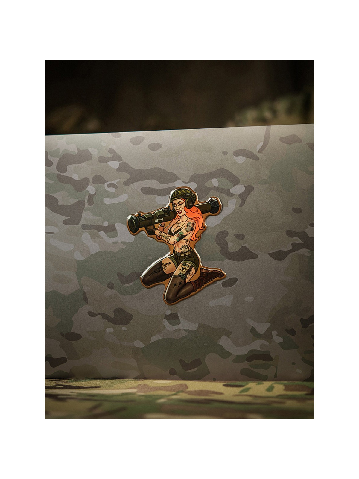 M-TAC Naklejka Tactical Girl Nr10 AT4 Tattoo