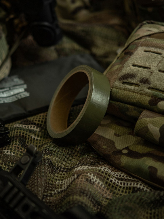 M-TAC Wzmocniona taśma klejąca 25mm 10m Oliwkowa