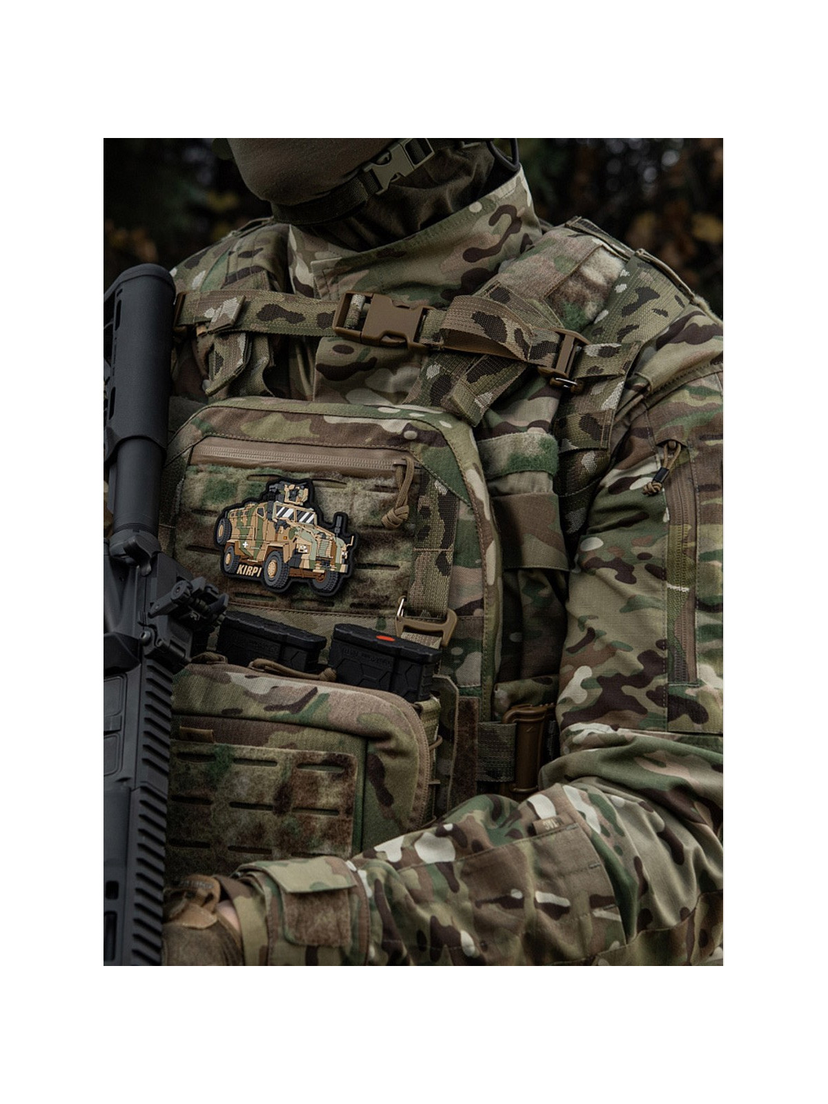 M-TAC Naszywka Emblemat VMS Kirpi PVC moro