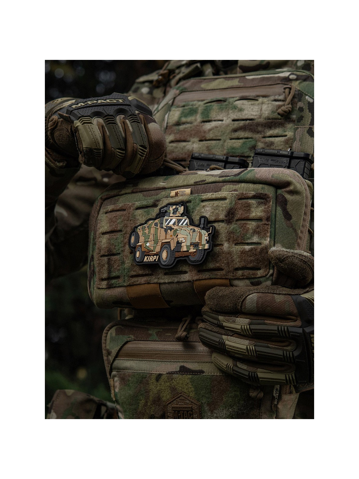 M-TAC Naszywka Emblemat VMS Kirpi PVC moro