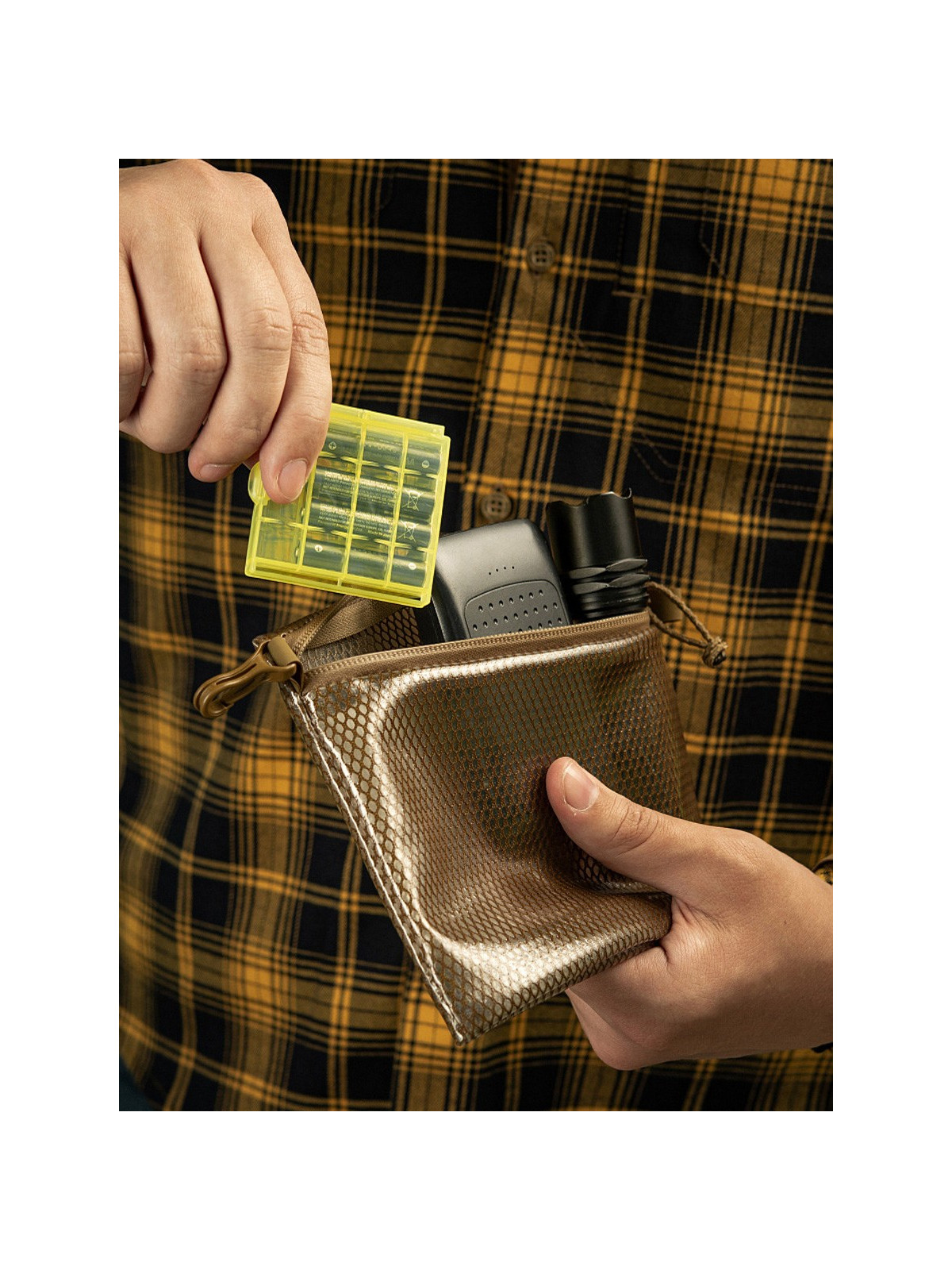 M-TAC Zestaw Organizerów Zip Pocket Elite S+M+L Coyote