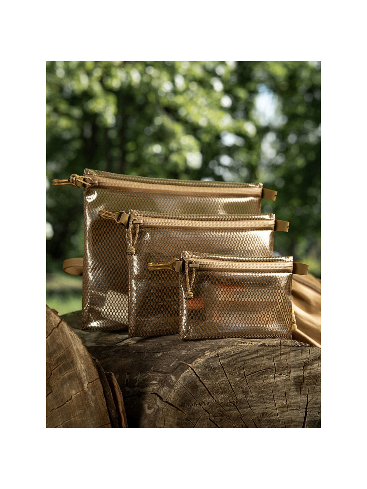 M-TAC Zestaw Organizerów Zip Pocket Elite S+M+L Coyote