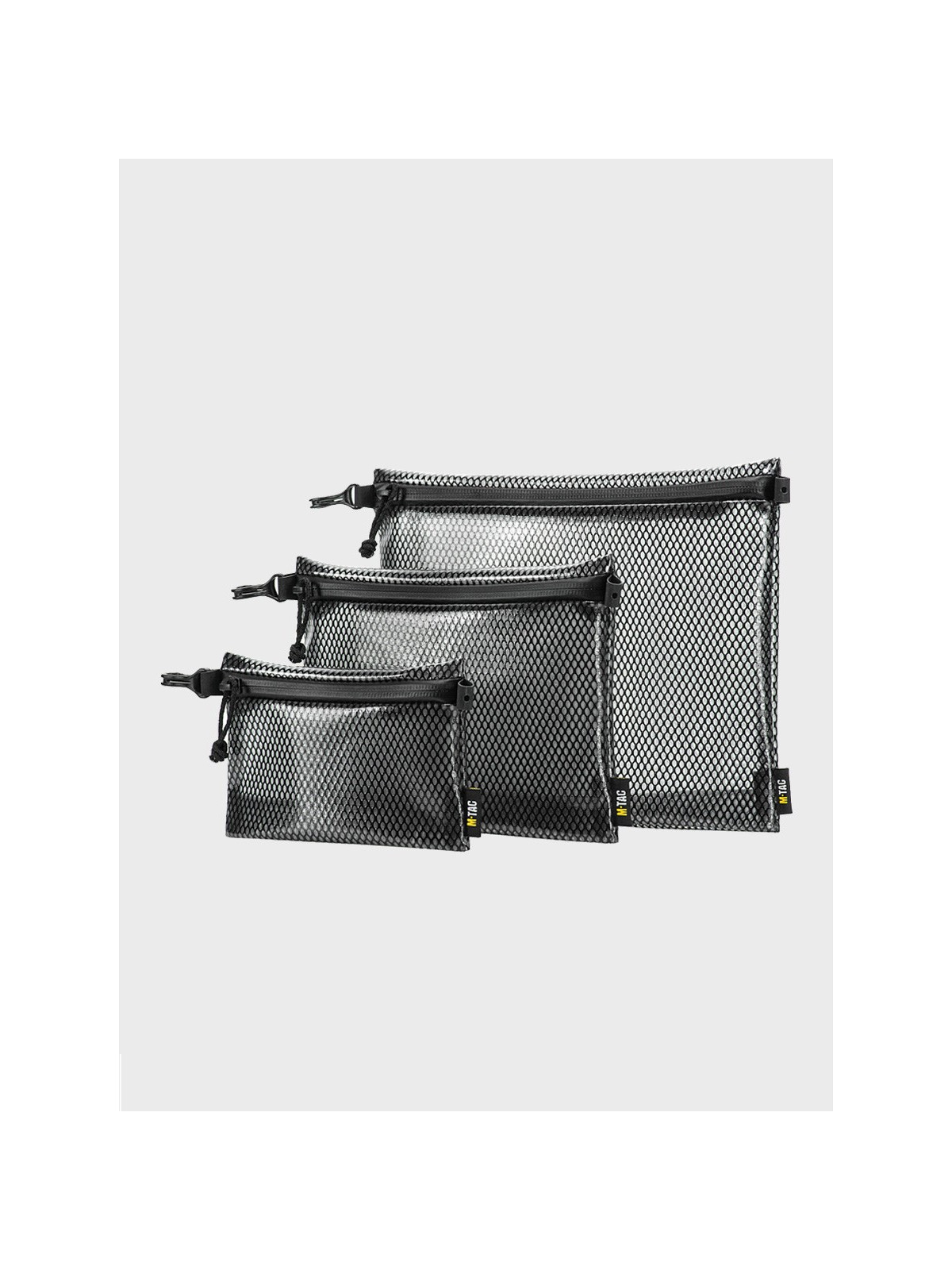 M-TAC Zestaw Organizerów Zip Pocket Elite S+M+L Czarny