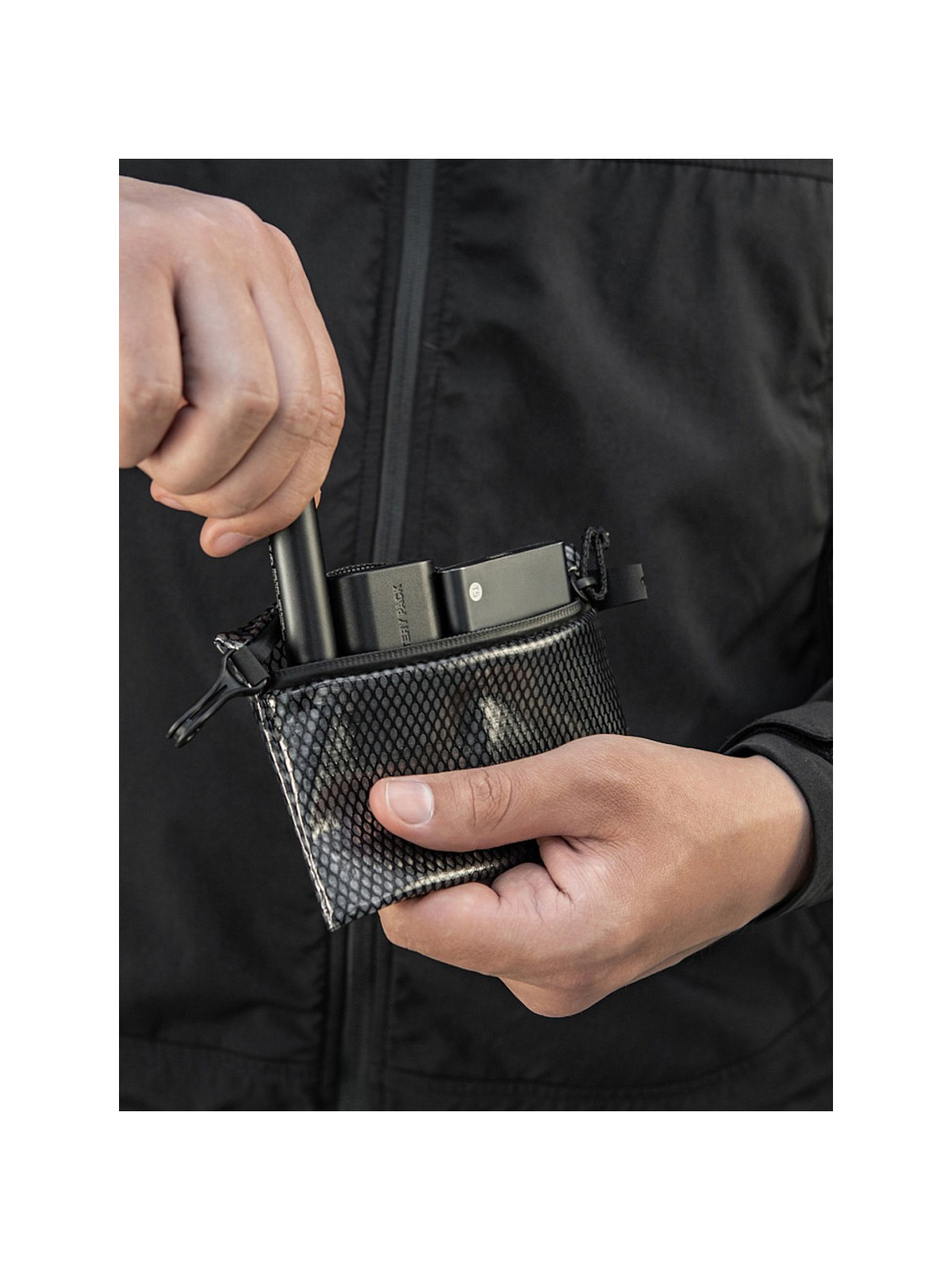 M-TAC Zestaw Organizerów Zip Pocket Elite S+M+L Czarny