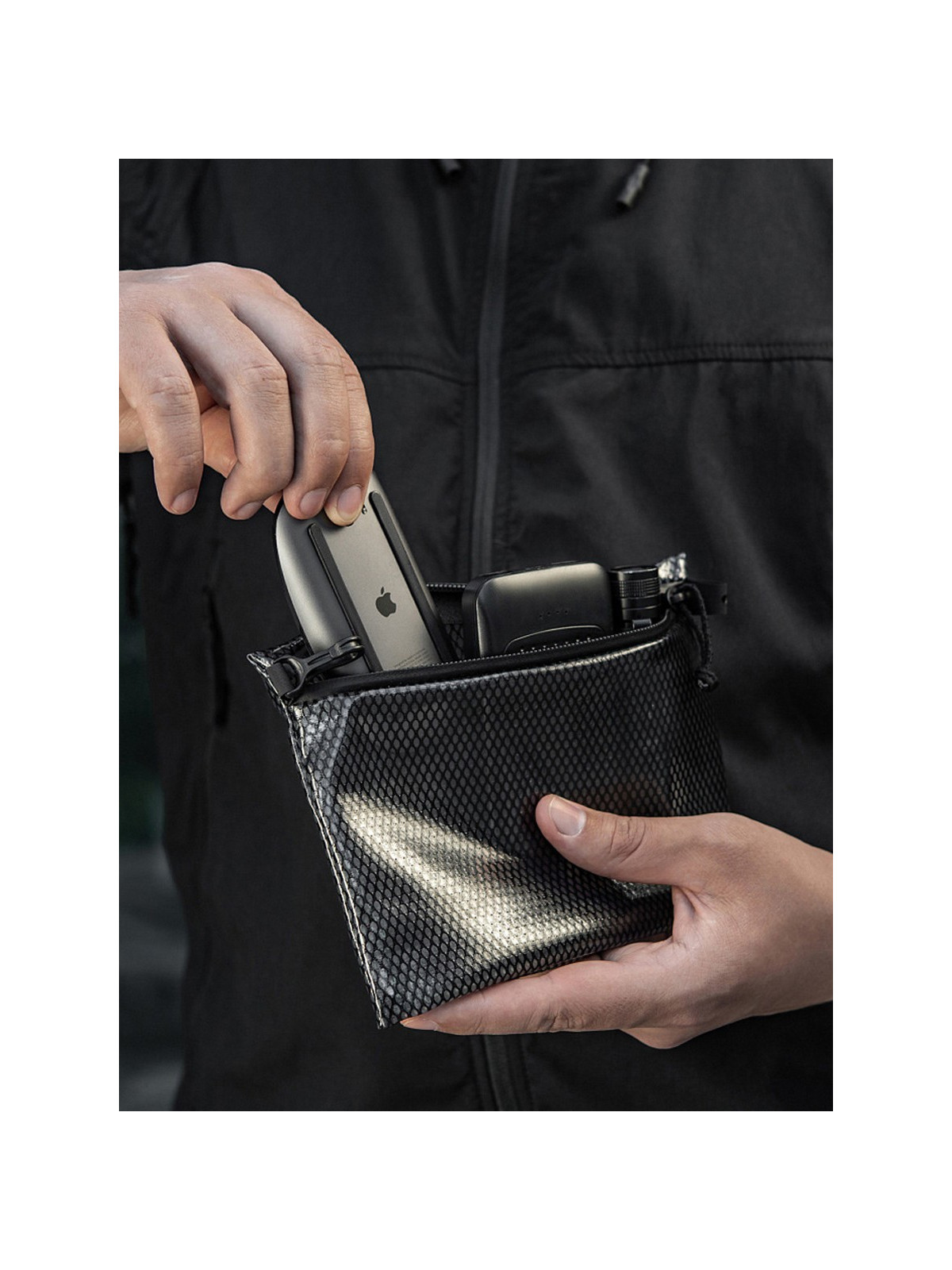 M-TAC Zestaw Organizerów Zip Pocket Elite S+M+L Czarny