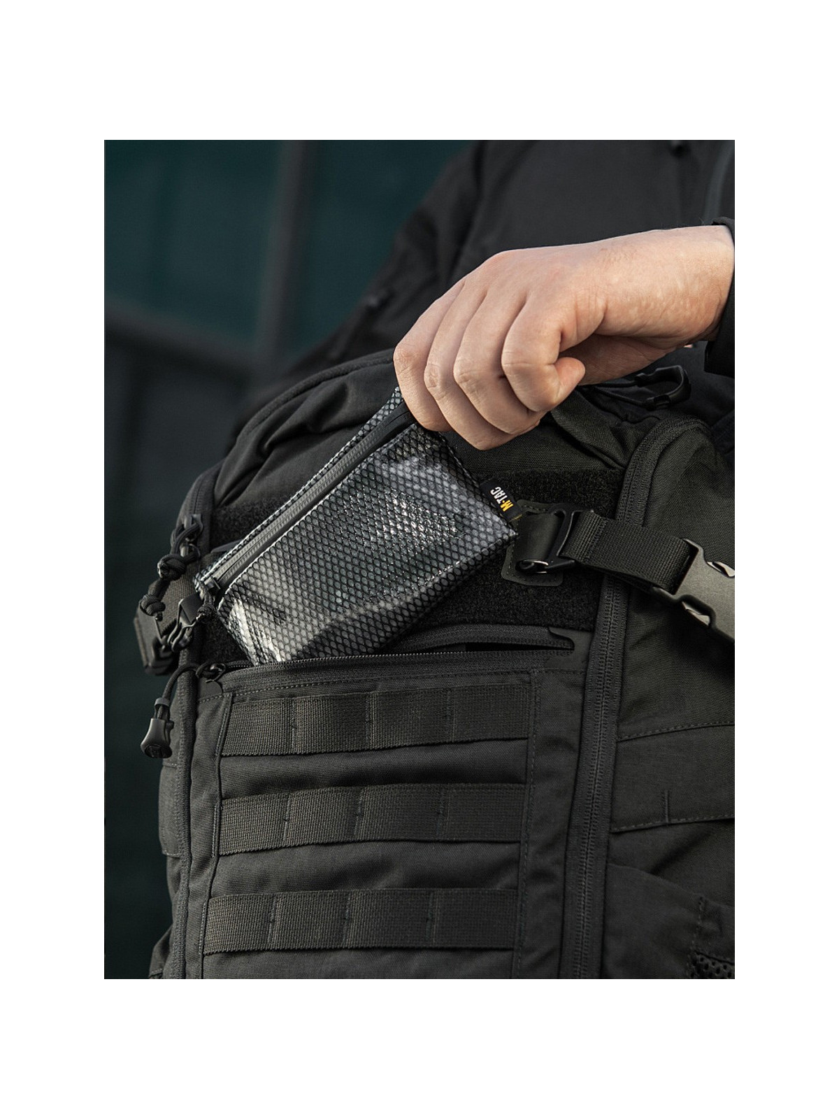 M-TAC Zestaw Organizerów Zip Pocket Elite S+M+L Czarny