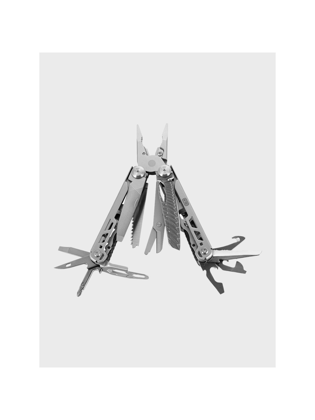 M-TAC NARZĘDZIE WIELOFUNKCYJNE MULTITOOL TYPE 12 STEEL/DAMASCUS Z KABURĄ