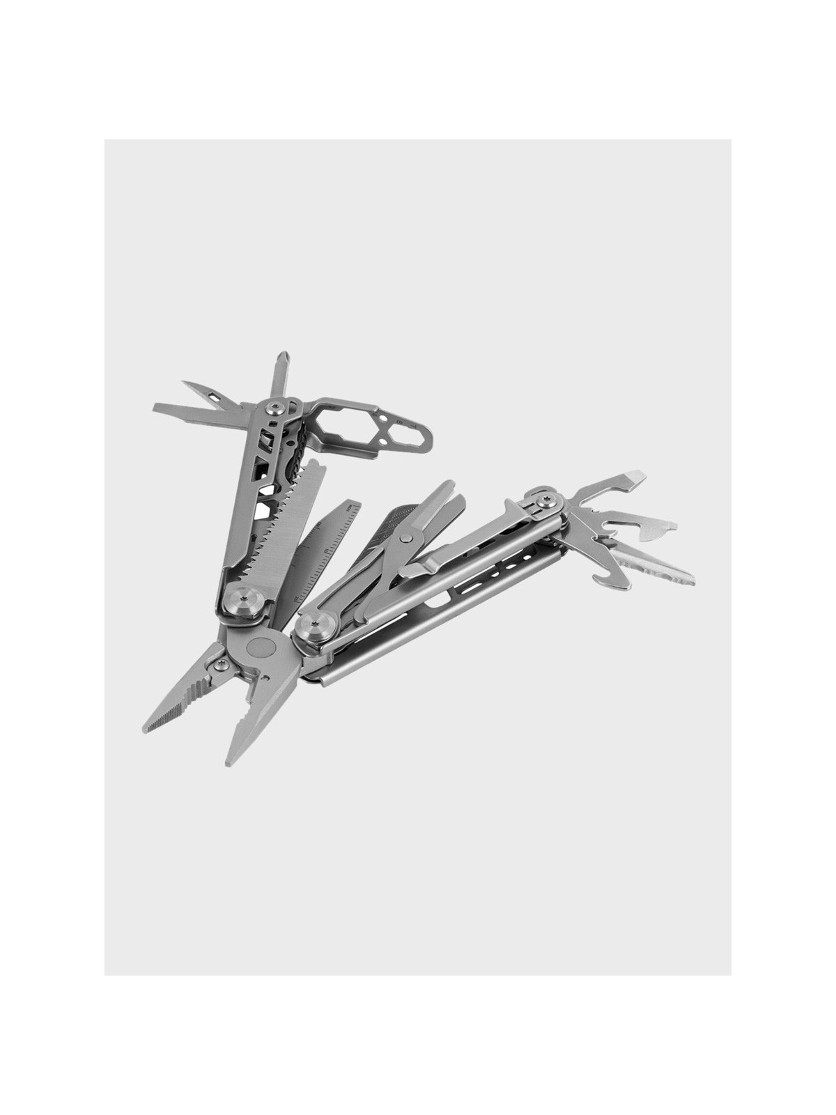 M-TAC NARZĘDZIE WIELOFUNKCYJNE MULTITOOL TYPE 12 STEEL/DAMASCUS Z KABURĄ