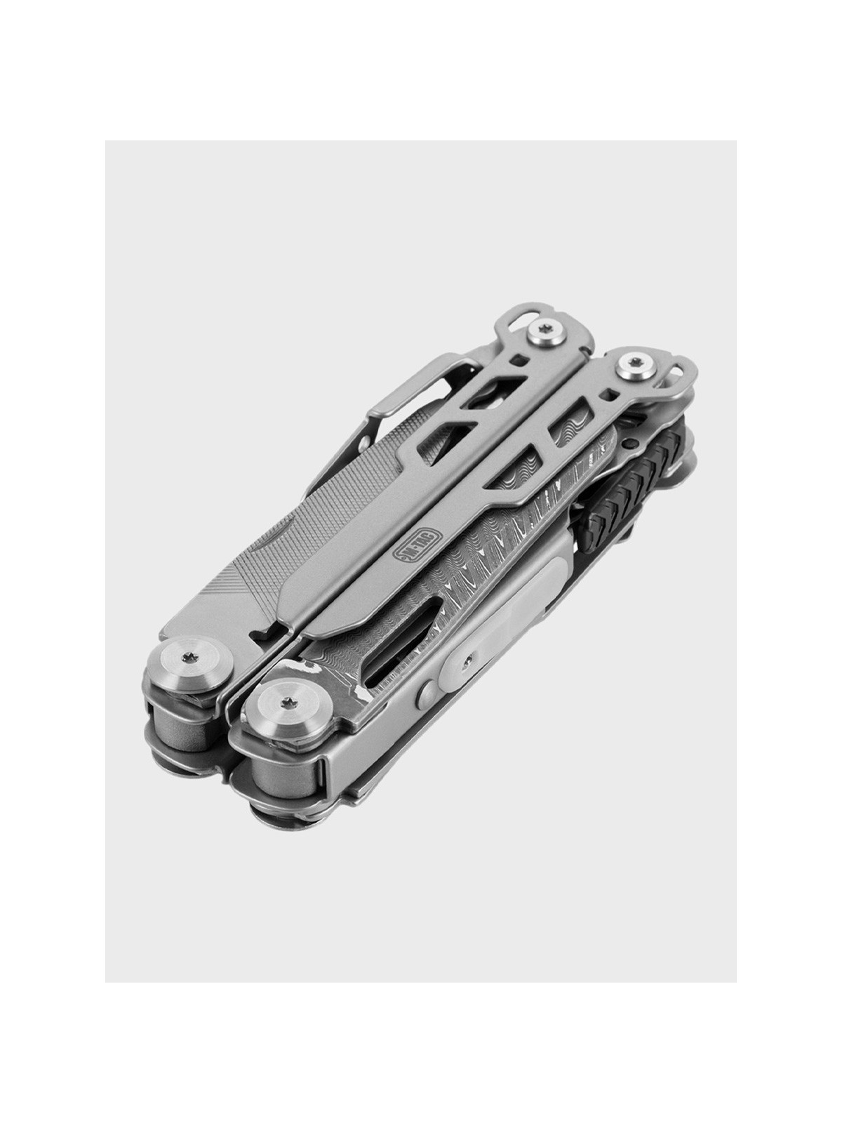 M-TAC NARZĘDZIE WIELOFUNKCYJNE MULTITOOL TYPE 12 STEEL/DAMASCUS Z KABURĄ