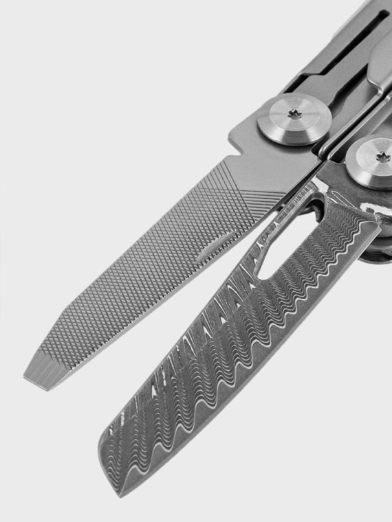 M-TAC NARZĘDZIE WIELOFUNKCYJNE MULTITOOL TYPE 12 STEEL/DAMASCUS Z KABURĄ