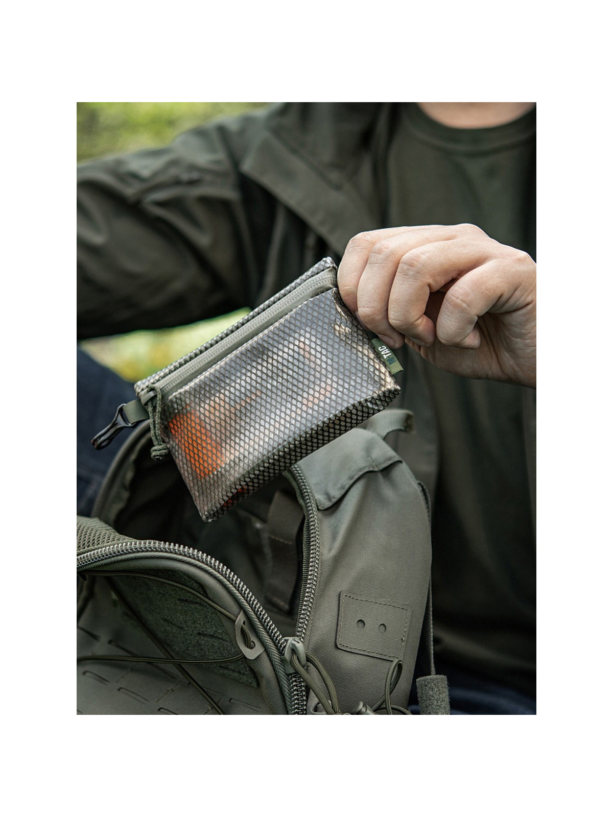 M-TAC Zestaw Organizerów Zip Pocket Elite S+M+L Oliwkowy